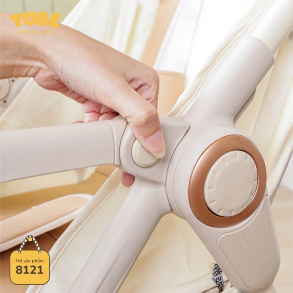 Xe Đẩy Gấp Gọn Andy Tobe 8121, Khung Xe Chắc Chắn, Gấp Gọn Nhanh Chóng