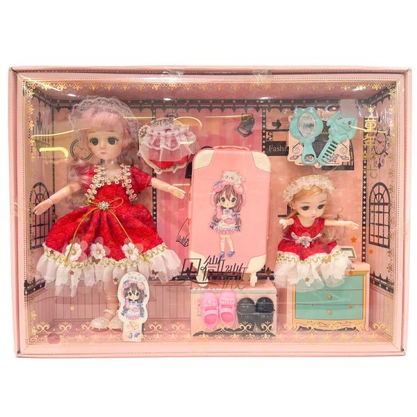 Búp Bê Kèm Vali T8815, Sét 2 Búp Bê Cho Bé Gái - Siêu Thị Mẹ Và Bé Carrot