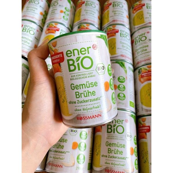 Hạt Nêm Rau Củ Hữu Cơ Ener Bio 290G Đức Cho Bé Từ 6 Tháng Tuổi