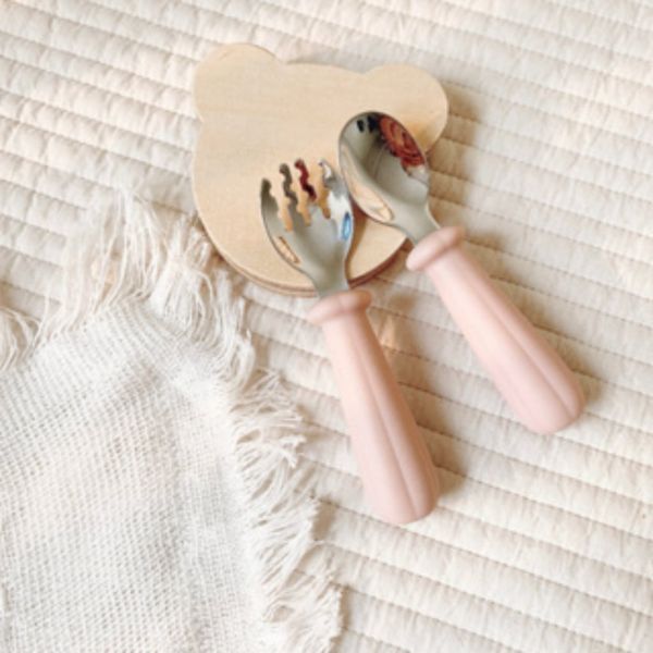 Set Thìa Ăn Dặm Bar Rot Bí Ngô BR025, Giúp Bé Ăn Ngon