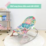 Ghế Rung Cao Cấp Cho Bé Umoo Gấu xanh 0- 4 Tuổi