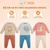 Bộ Dài Tay Nỉ Chéo Ualarogo UR3542 Cho Bé Trai Bé Gái, Bộ Dài Tay Cho Bé 1-5 Tuổi