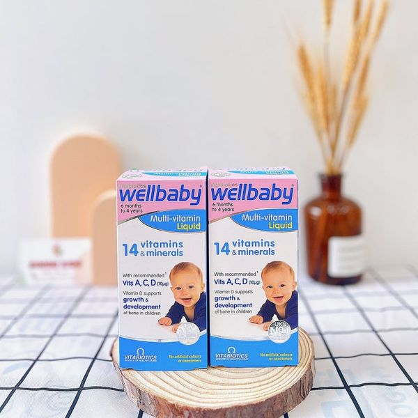 Vitamin Tổng Hợp Wellbaby Multi Vitamin Liquid 150ml Cho Bé Từ 6 Tháng - 4 Tuổi