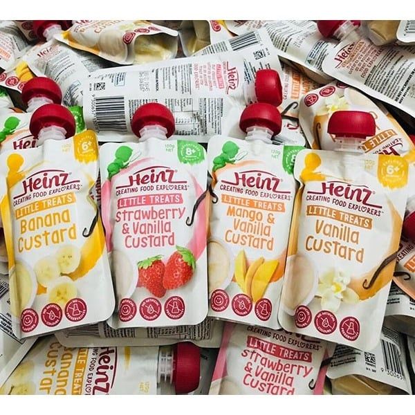 Váng Sữa Úc Heinz Creating Food Explorers, Váng Sữa Trái Cây Heinz Túi 120G