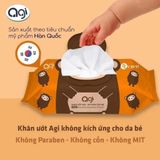 Khăn Giấy Ướt Agi Không Mùi Cho Bé - Không Xơ, Không Cồn, Chống Khuẩn - 100 Tờ