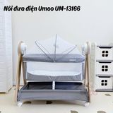 Nôi Đưa Điện Umoo UM-13166 Cho Bé Không Ồn,  Đưa Êm Ái, Không Tốn Thời Gian