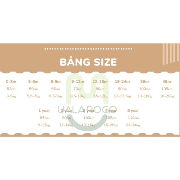 Bộ Body Yếm Ualarogo UR2132 Cho Bé Trai Và Bé Gái, Vải Sợi Tre Bamboo Cộc Tay Áo Rời