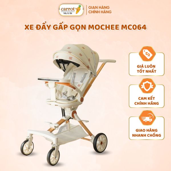 Xe đẩy Gấp Gọn MOCHEE MC064 Cho Bé, Thiết Kế Nhỏ Gọn, Khung Thép Chắc Chắn