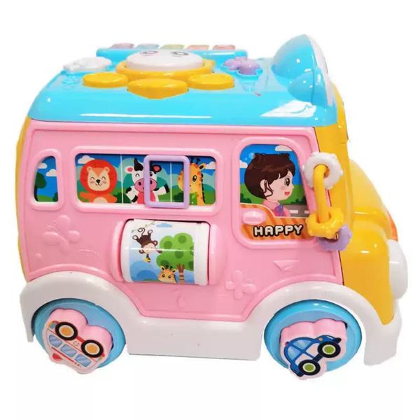 Đồ Chơi Xe Bus Happy 0621A Có Âm Thanh Cho Bé