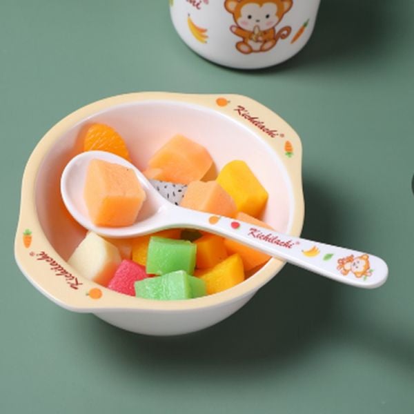 Bát Ăn Dặm KICHILACHI, Chén Ăn Dặm Có Tay Cầm
