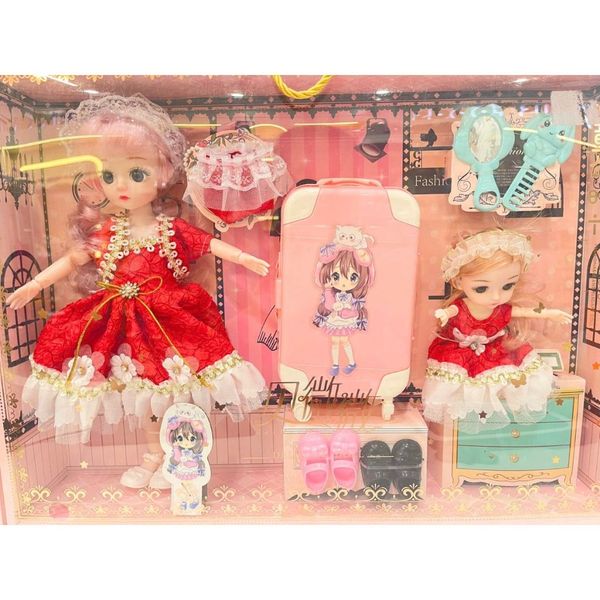 Búp Bê Kèm Vali T8815, Sét 2 Búp Bê Cho Bé Gái - Siêu Thị Mẹ Và Bé Carrot