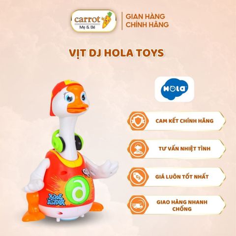 Vịt DJ Hola Toys - Đồ Chơi Thông Minh - Đồ Chơi Chú Ngỗng Điện Tử Biết Hát Nhảy Múa Vui Nhộn Cho Bé