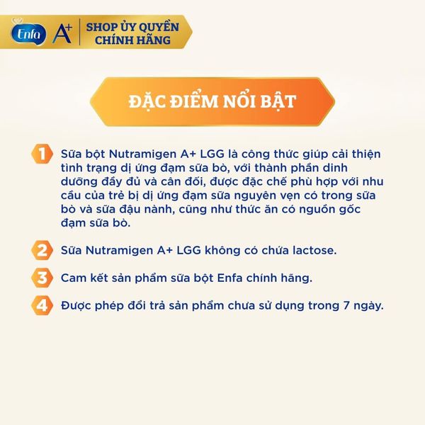 Sữa Bột Nutramigen A+ LGG lon 400g dành cho bé dị ứng đạm bò ( 0 - 12 tháng )