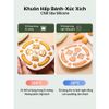 Khuôn Silicon Hình Thú Làm Bánh, Xúc Xích Thức Ăn Cho Bé, Khuôn Hấp Bánh Có Nắp