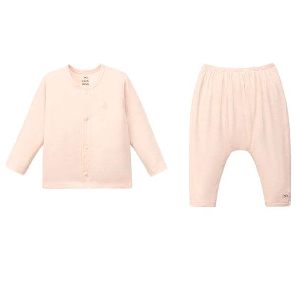 Set Dài Tay Nous Cho Bé Sơ Sinh, Bộ Dài Cài Lệch Newbor Đủ Màu