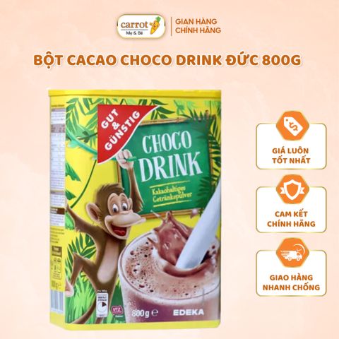 Bột Cacao Choco Drink Đức 800G Hàng Chính Hãng - Siêu Thị Mẹ Và Bé Carrot