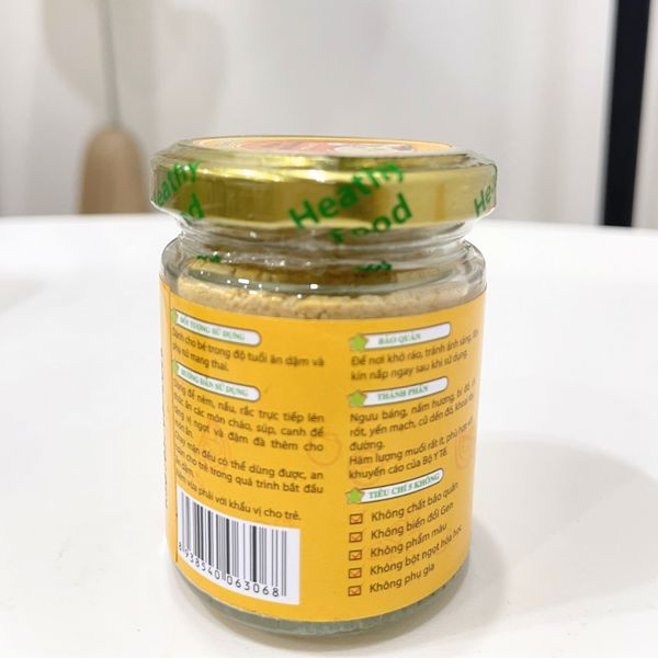 Bột Nêm Nấm Rong Biển Ăn Dặm, Bột Nêm Rau Củ Ăn Dặm GHFOOD 50G