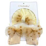 Set Mũ Turban Kèm Tất  CHICBABY Nhiều Mẫu Xinh Xắn Đáng Yêu Cho Bé Sơ Sinh 0-12 Tháng