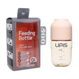 Bình Sữa Upis Nhựa PPSU, Núm Silicone Mềm Mại Hàn Quốc , Dung Tích 180ML, 260ML