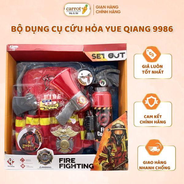 Bộ Dụng Cụ Cứu Hỏa Yue Qiang 9986, Đồ Chơi Cho Bé Từ 3 Tuổi