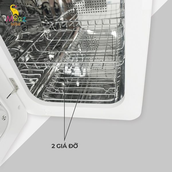 Máy Tiệt Trùng Sấy Khô Tia UVC Và Bảo Quản Bình Sữa Moaz BéBé MB 038