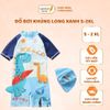 Đồ Bơi Khủng Long Xanh S-2XL, Set Đồ Bơi Cho Bé Trai