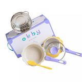 Bộ Nồi Chảo Xửng Hình Hoa OkBy, Chống Dính, Dùng Cho Mọi Loại Bếp