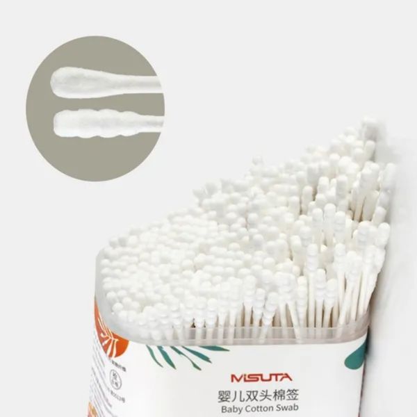 Tăm Bông MISUTA 400 Que Cho Bé Sơ Sinh