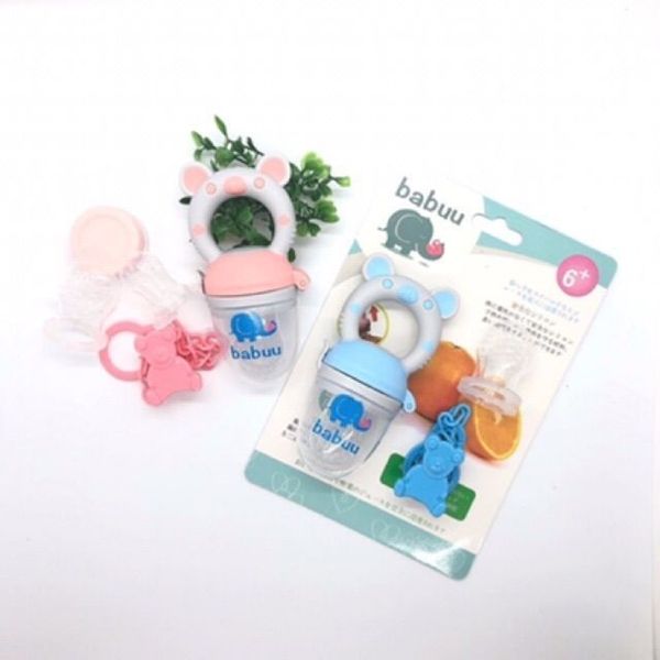 Túi Nhai Gấu Babuu 6+ Ăn Dặm Chống Hóc Cho Bé