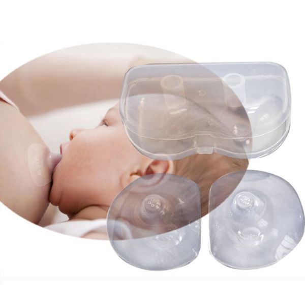 Dụng Cụ Trợ Ti ChiBé Hỗ Trợ Bé Bú Cho Mẹ, Set 2 Núm Silicon Kèm Hộp Đựng