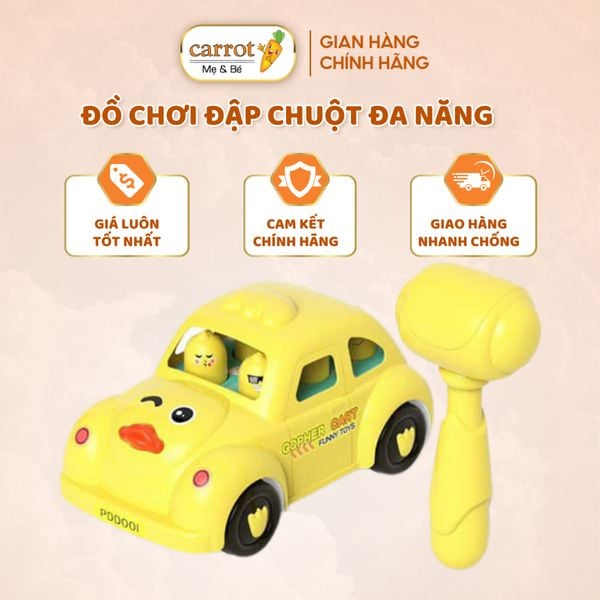 Đồ Chơi Đập Chuột Ô Tô Đa Năng Cho Bé Rui Bai Teng (hộp)