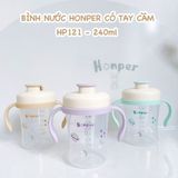 Bình Nước HONPER Có Tay Cầm 240ML  HP121, Bình Tập Uống Nước Cho Bé