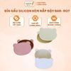 Đĩa Gấu Silicon Kèm Nắp Đậy Bar- Rot Có Đế Hít, Đĩa Cho Bé Tập Ăn Dặm