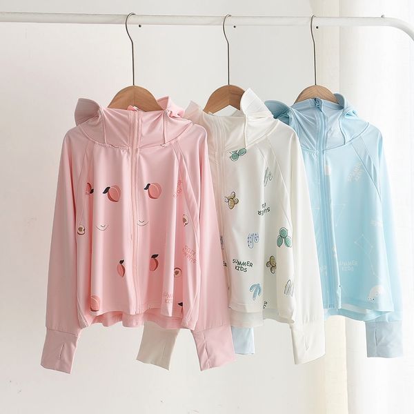 Áo Khoác Chống Nắng - Chống Tia UV - Có Mũ Cho Bé