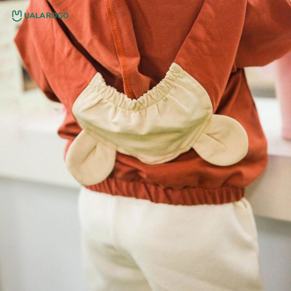 Áo Khoác Nỉ Ualarogo Có Tai UR3684 Cho Bé Trai Và Bé Gái