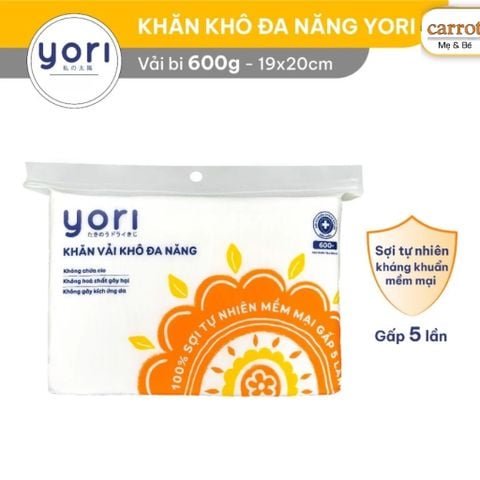 Khăn Vải Khô Đa Năng YORI Kháng Khuẩn, Khăn Khô Cao Cấp 900G
