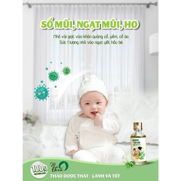 Tinh Dầu Tràm Nguyên Chất MỆ ĐOAN Nguyên Chất Giữ Ấm, Phòng Cảm Lạnh, Xua Đuổi Côn Trùng