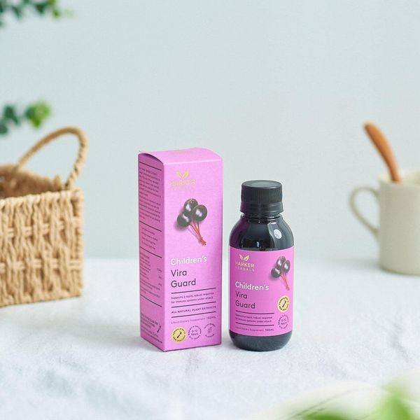 Siro Tăng Đề Kháng Khi Ốm Harker Herbals Children's Vira Guard Cho Bé