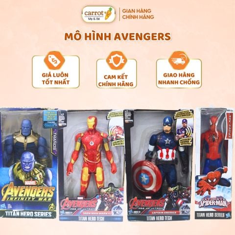 Mô Hình Avengers Siêu Nhân Cho Bé, Mô Hình Có Pin