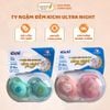 Ti Ngậm Ban Đêm KICHI Ultra Night, Set 2 Cái Ti Ngậm Cho Bé Từ 0-18M
