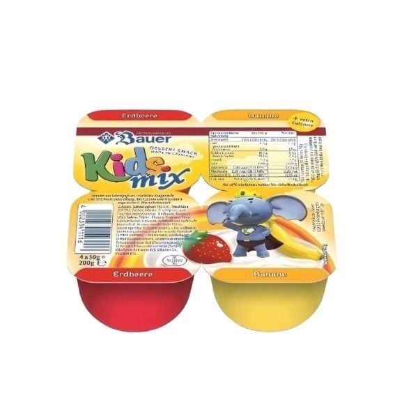 Sữa Chua KIDSMIX Vị Trái Cây Cho Bé Lốc 6 Hộp và 4 Hộp