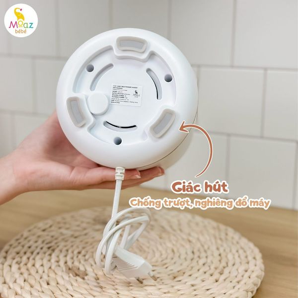Máy Lắc Và Giữ Ấm Bình Sữa Cho Bé Moaz Bebe MB079