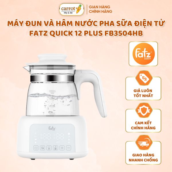 Máy Đun Và Hâm Nước Pha Sữa Điện Tử Fatz Quick 12 Plus FB3504HB