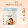Núm Trợ Ti Dolphin, Trợ Ti Silicone Mềm Mại, Bảo Vệ Đầu Ngực Cho Mẹ Giúp Bé Bú Dễ Dàng