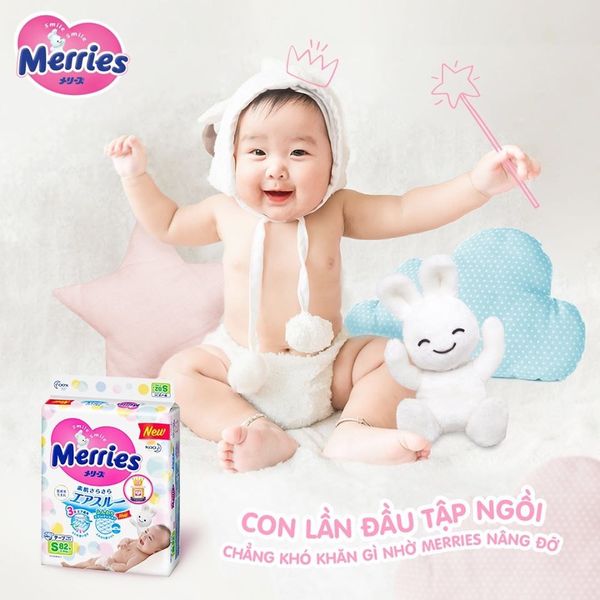 Tã - Bỉm quần Merries nội địa Nhật size M 56 + 4 miếng (6-11kg)