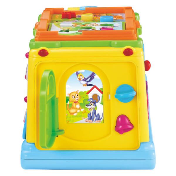 Đồ Chơi Xe Bus Hola 796 Đa Năng Chuyển Cảnh Có Nhạc Đèn Cho Bé