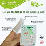 [MUA 2 TẶNG 1] Gạc Rơ Lưỡi Dr. Papie - Rơ Lưỡi Cho Bé Sơ Sinh, Hàng Chính Hãng Hộp 30 Cái