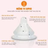 Núm Ti Bình Upis Silicone Mềm Mại Đủ size SS, S, M, L, LL Cho Bé 0-6M+
