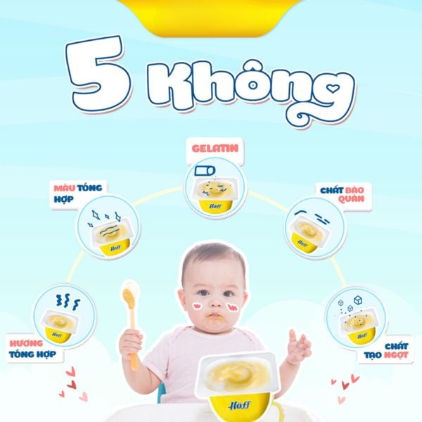 Cháo Sữa Hoff Bổ Sung Chất Xơ Hệ Tiêu Hoá Cho Bé Từ 6 Tháng Vị Cháo Mạch, Tảo Xoắn (Lốc 6 Hộp)