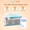 Bộ 3 Bình Trữ Sữa Babuu Nhật Bản 120ML Cho Mẹ Và Bé